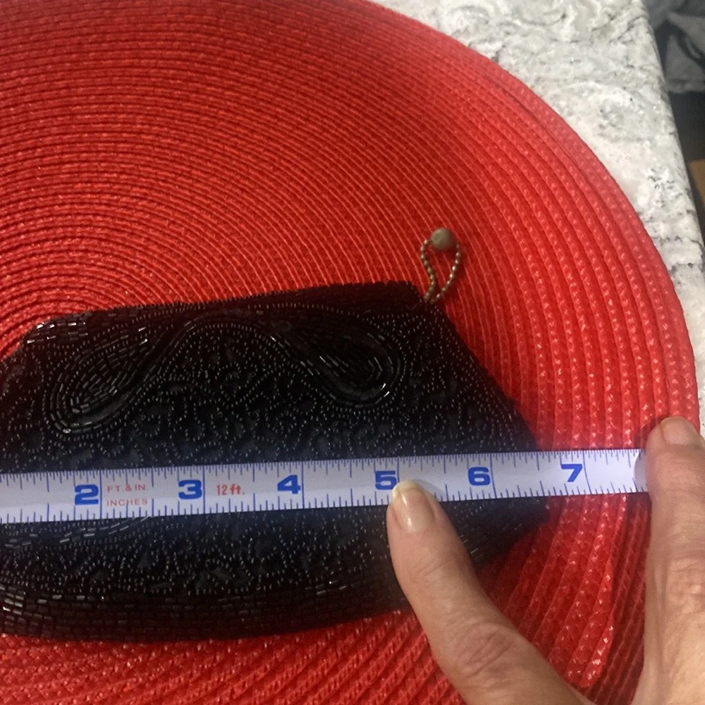 Beautiful vintage beaded clutch - Picture 6 of 7